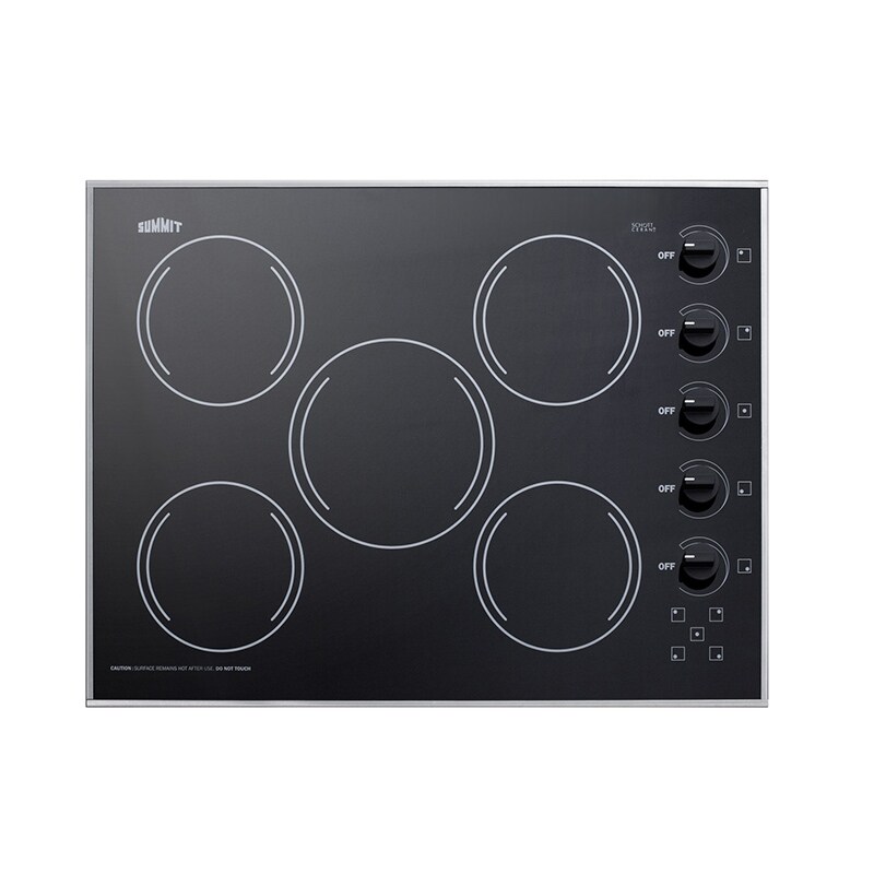 Summit 27 Inch Electric Cooktop Black Pcrichard Com Cr5b273b