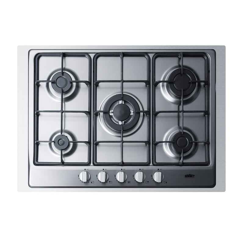 Summit 30 Inch Gas Cooktop Stainless Steel Pcrichard Com