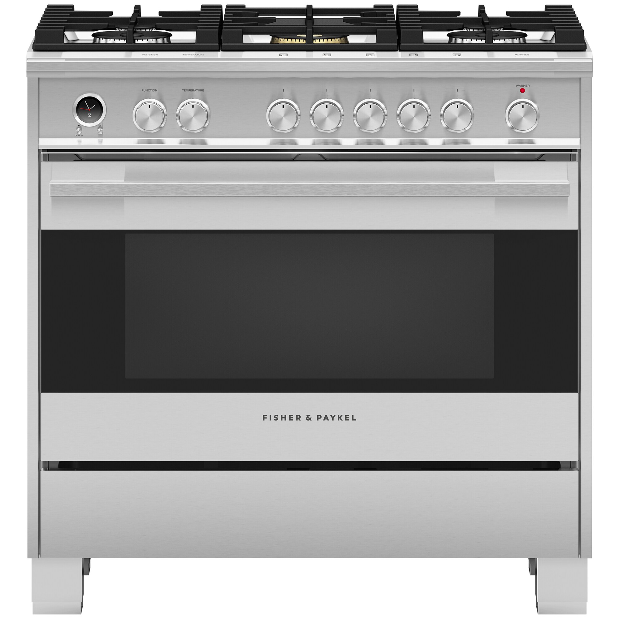 Fisher Paykel Contemporary Series 36 Freestanding Dual Fuel Range