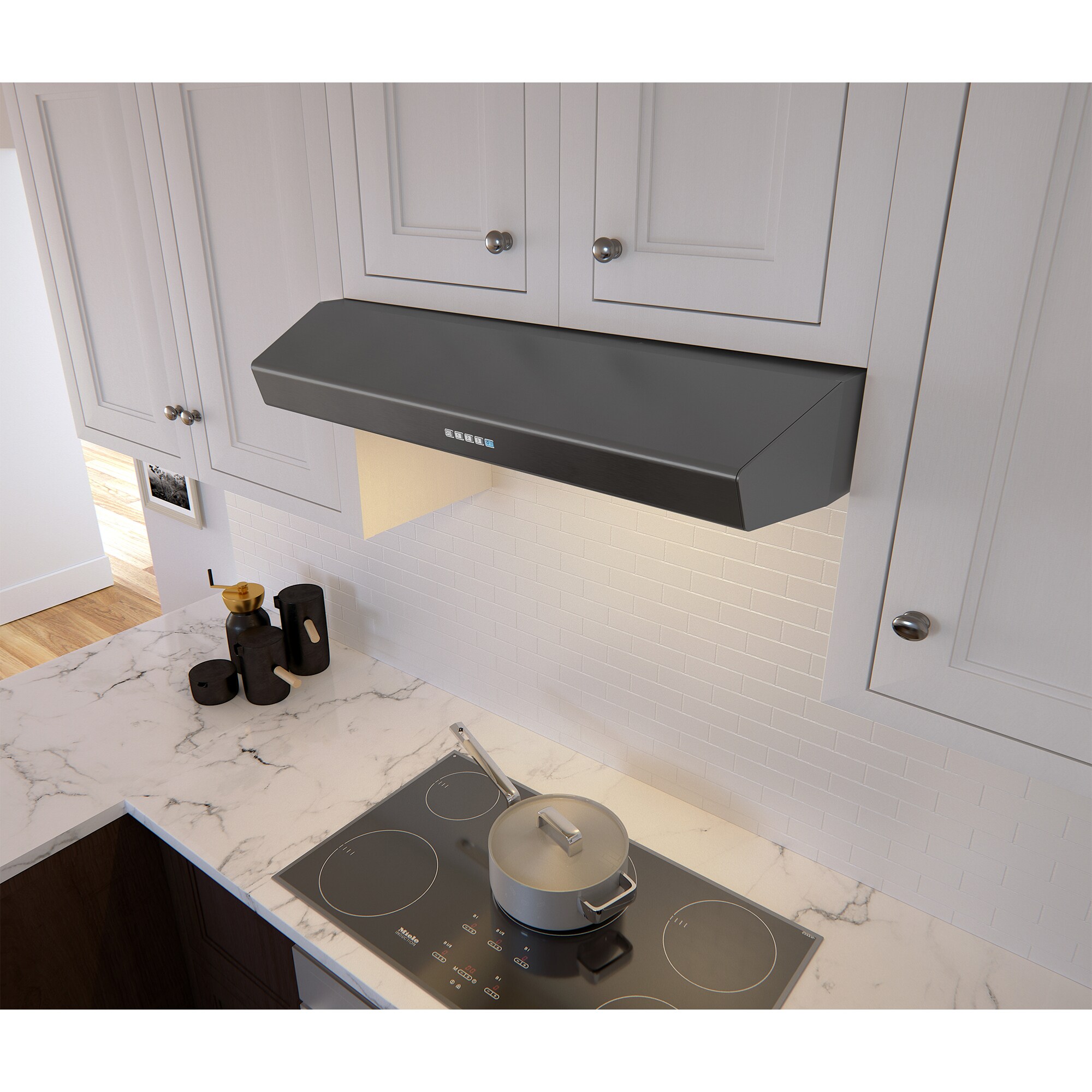 Zephyr 30 In Standard Style Range Hood With 3 Speed Settings 400 CFM