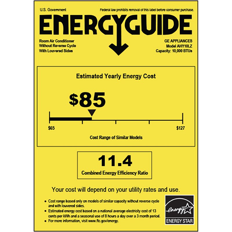 Ge Btu Smart Energy Star Window Air Conditioner With Fan