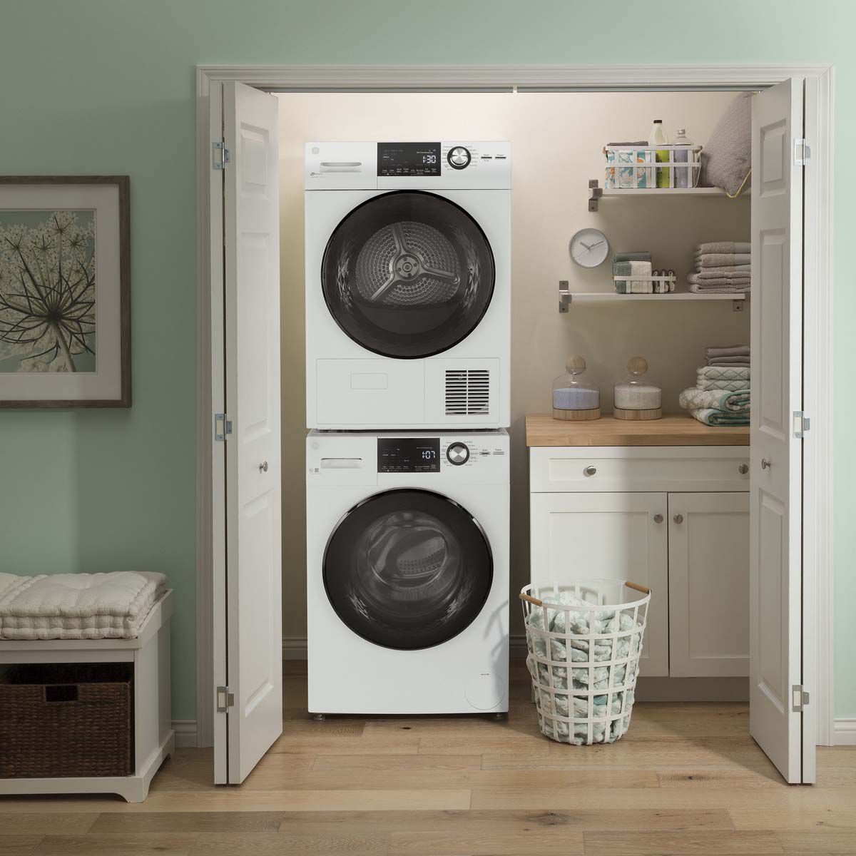 Ge front deals washer and dryer