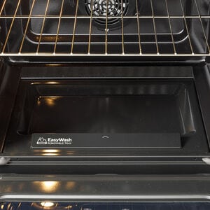 GE 30 in. 5.3 cu. ft. Smart Air Fry Convection Oven Slide-In Electric Range with 5 Radiant Burners - Fingerprint Resistant Stainless, Fingerprint Resistant Stainless, hires