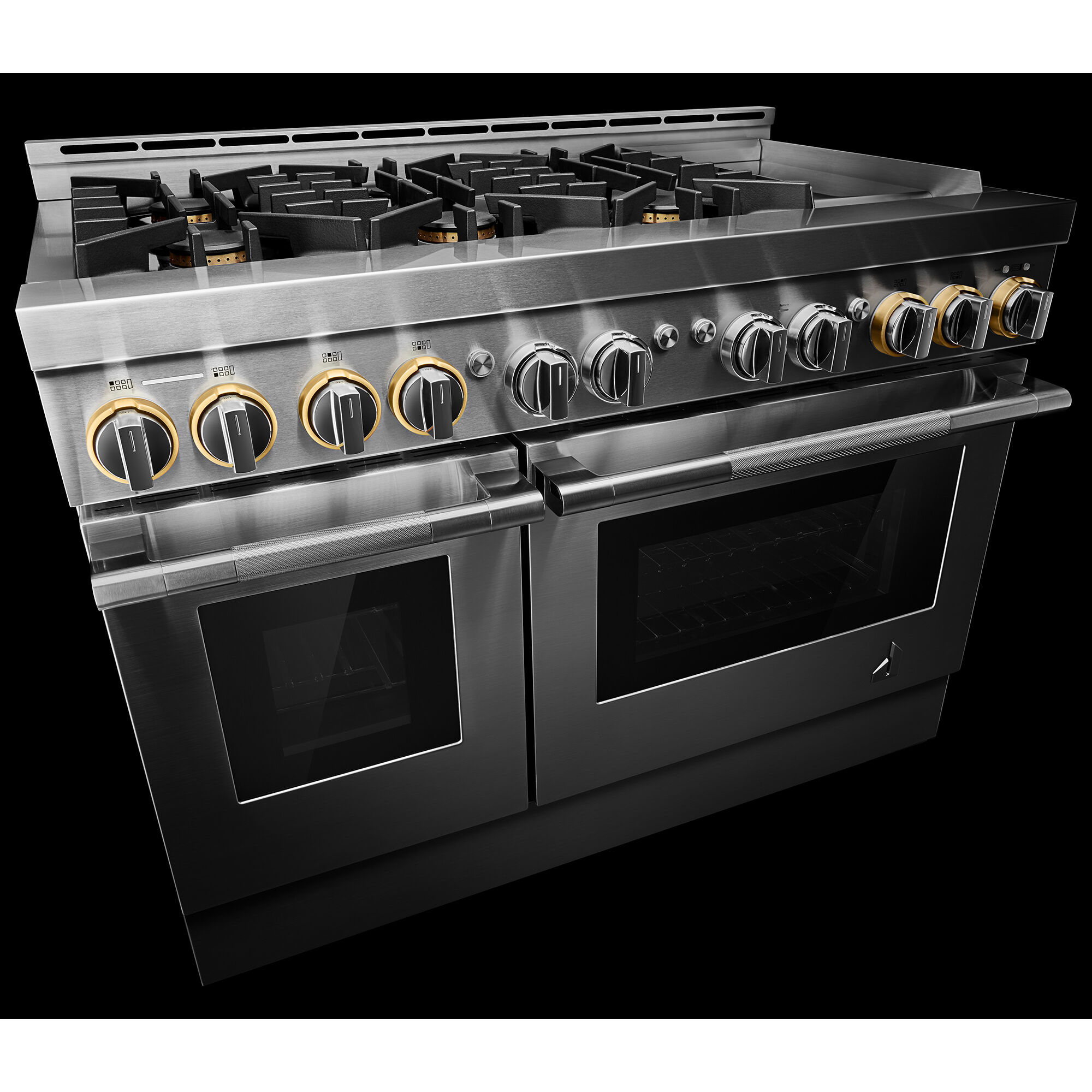 jenn air six burner gas range