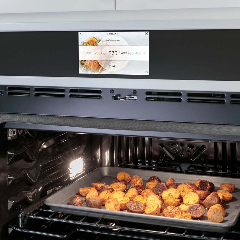 Cafe Professional Series 30 Smart Built-in Convection French-Door Double Wall Oven Black