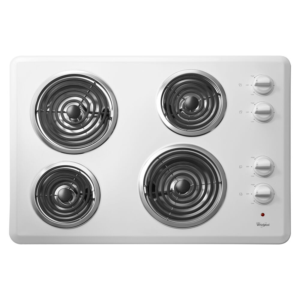 whirlpool electric coil stove top