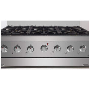 NXR 36 in. 5.5 cu. ft. Convection Oven Freestanding Gas Range with 6 Sealed Burners - Stainless Steel, , hires