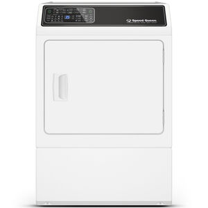 Speed Queen® 7.0 Cu. Ft. White Front Load Gas Dryer, Spencer's TV &  Appliance