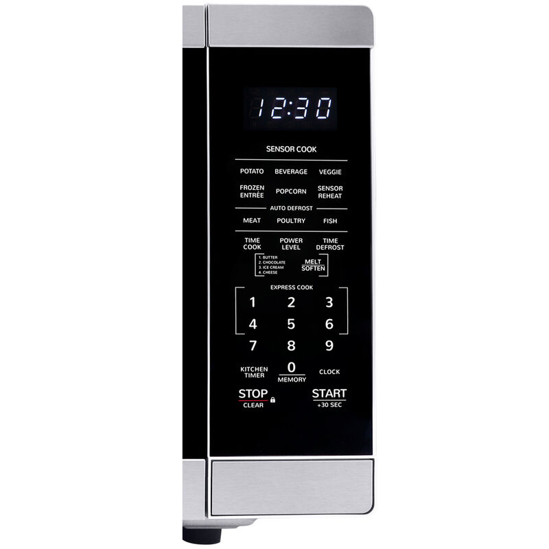 Sharp 21 in. 1.4 cu. ft. Countertop Microwave with 11 Power Levels & Sensor  Cooking - Stainless Steel