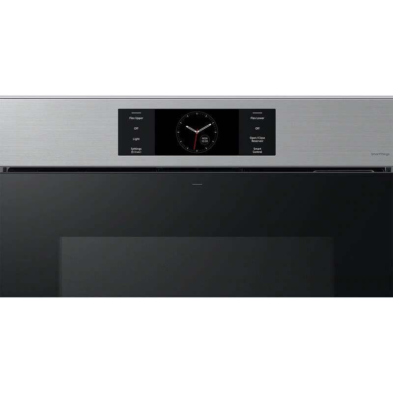 Samsung Bespoke 30 in. 5.1 cu. ft. Electric Smart Wall Oven with Dual Convection & Steam Clean - Stainless Steel, , hires