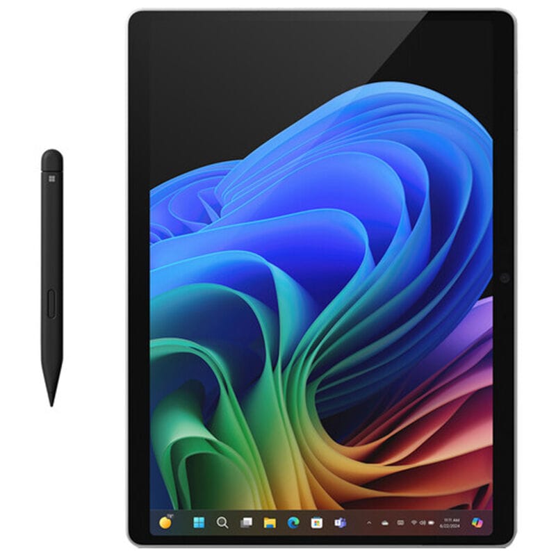 Microsoft - Surface Pro - Copilot+ PC - 13" - Snapdragon X Plus - 16GB Memory - 512GB SSD - Device Only (11th Edition) - Platinum, , hires