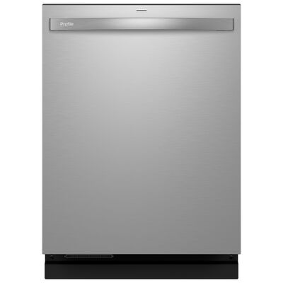 GE Profile 24 in. Top Control Smart Dishwasher with 39 dBA, 3rd Rack & Microban Antimicrobial Technology - Fingerprint Resistant Stainless | PDT795SYVFS