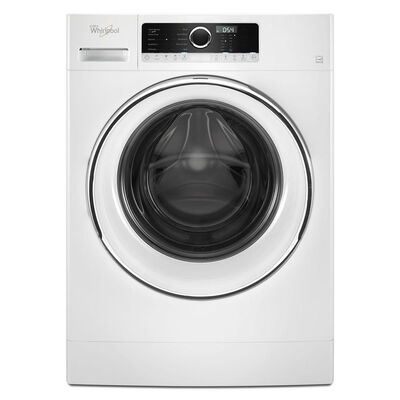 Whirlpool 24 in. 2.3 cu. ft. Stackable Front Load Washer with Detergent Dosing Aid & Sanitize Cycle - White | WFW5090JW