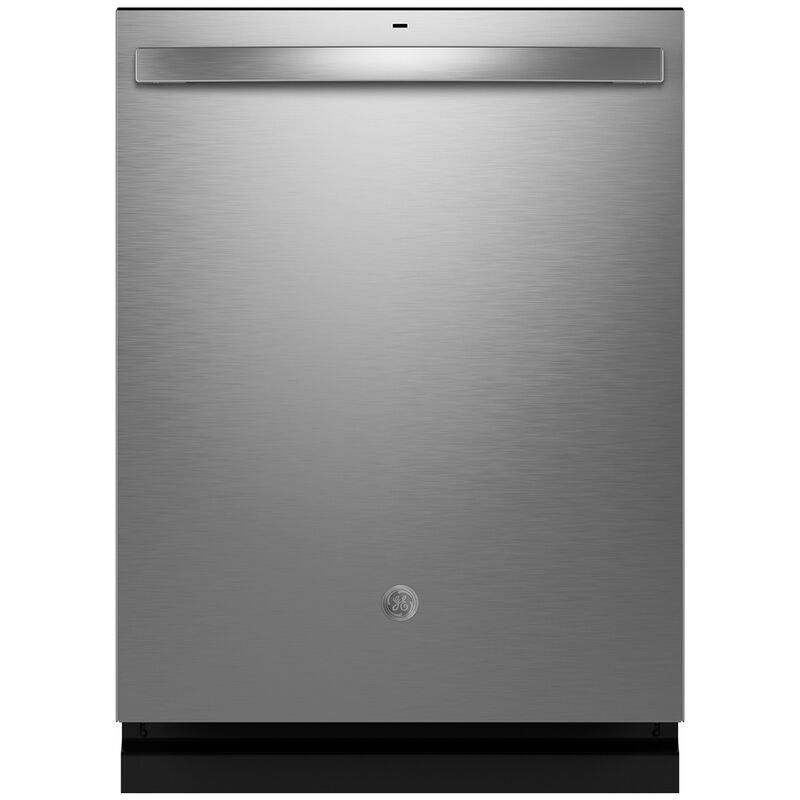 GE Dry Boost Front Control 24-in Built-In Dishwasher With Third Rack  (Stainless Steel) ENERGY STAR, 50-dBA in the Built-In Dishwashers  department at