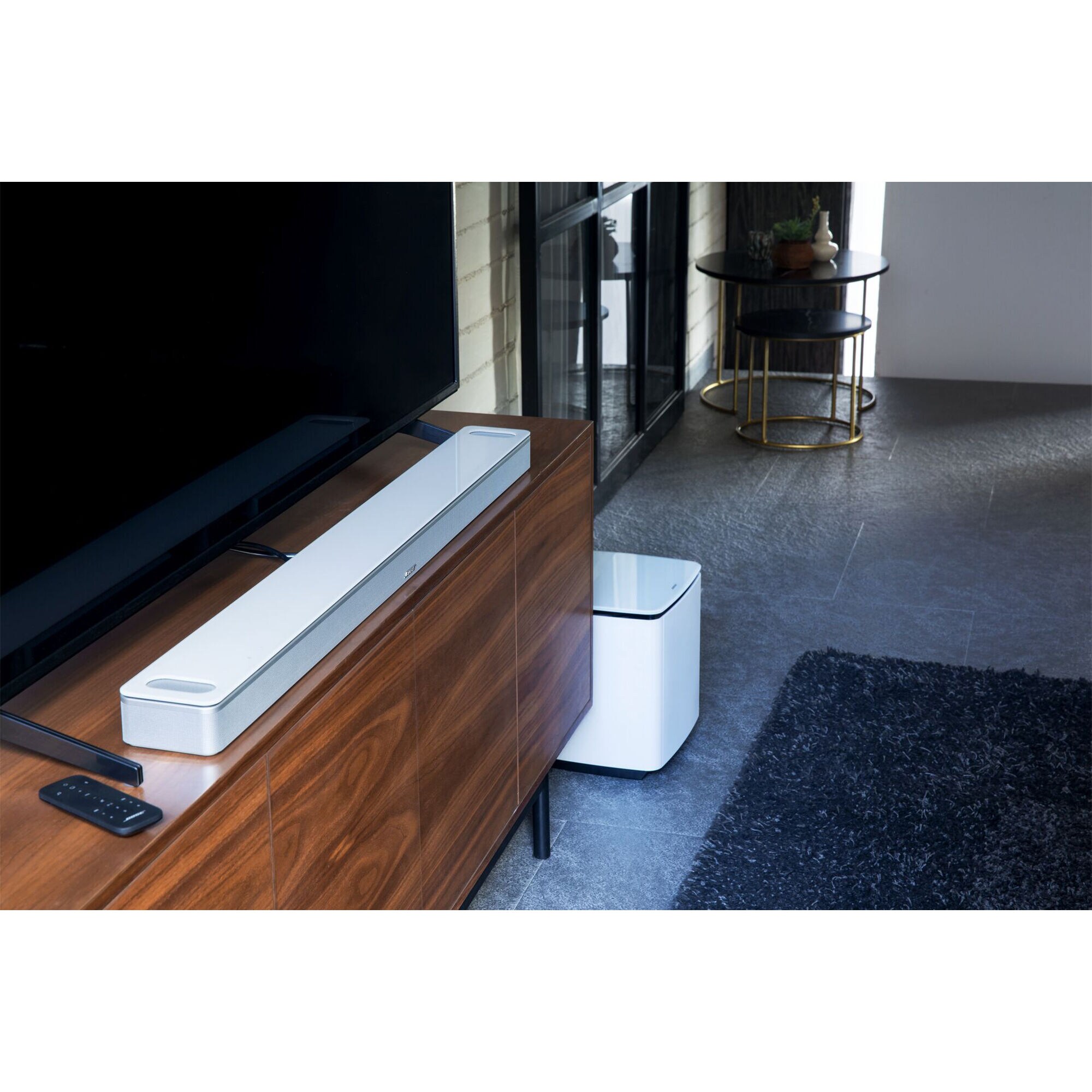 Bose - Smart Soundbar 900 with Dolby Atmos and Voice Assistant - White