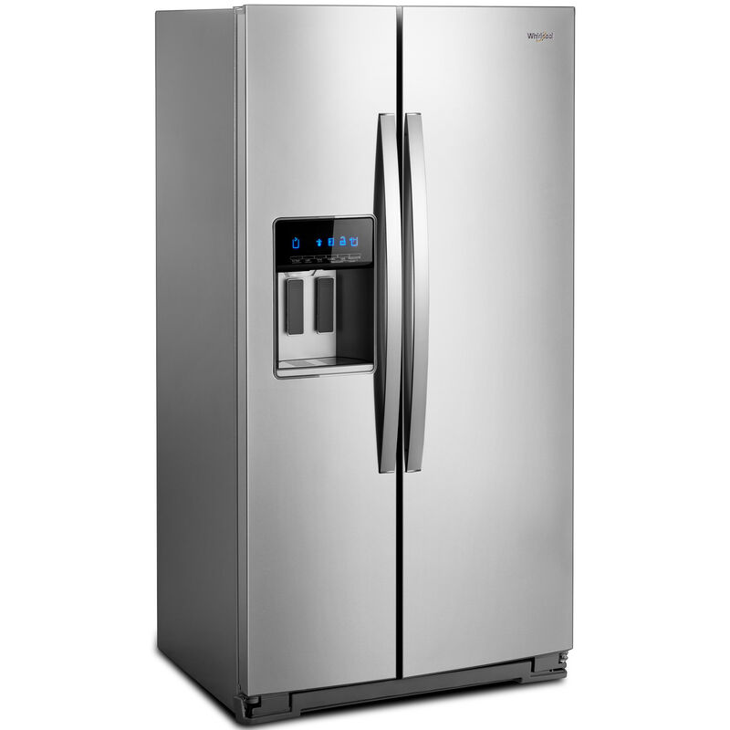 Whirlpool 36 in. 20.6 cu. ft. Counter Depth Side-by-Side Refrigerator ...