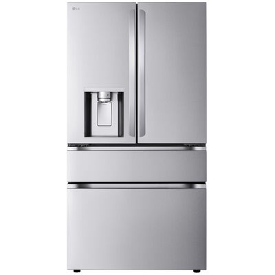 LG 36 in. 28.6 cu. ft. Smart 4-Door French Door Refrigerator with Ice & Water Dispenser - PrintProof Stainless Steel | LF29H8330S