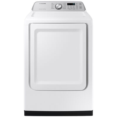 Samsung 27 in. 7.4 cu. ft. Smart Gas Dryer with Sanitize Cycle & Sensor Dry - White | DVG47CG3500W