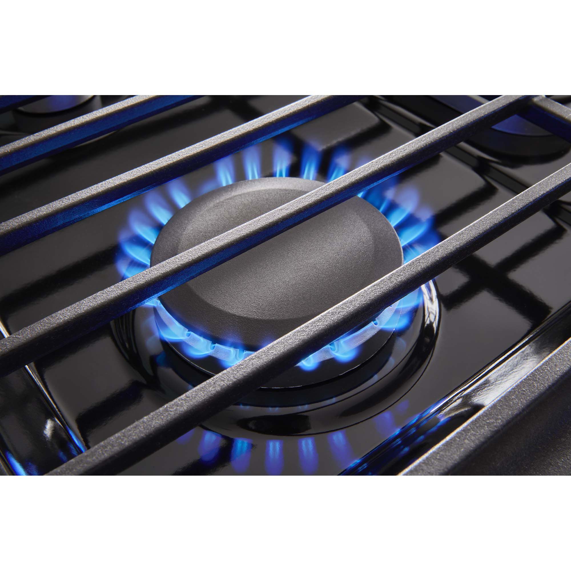 Whirlpool 30 in. 5.8 cu. ft. Air Fry Convection Oven Slide-In Gas Range  with 5 Sealed Burners - Stainless Steel