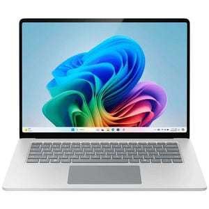 Microsoft - Surface Laptop - Copilot+ PC - 15" Touch Screen - Snapdragon X Elite - 16GB Memory - 256GB SSD (7th Edition) - Platinum, , hires