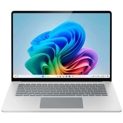 Microsoft - Surface Laptop - Copilot+ PC - 15" Touch Screen - Snapdragon X Elite - 16GB Memory - 256GB SSD (7th Edition) - Platinum | ZHG-00001