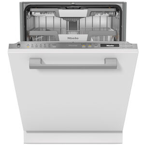 Miele 24 in. Top Control Smart Dishwasher with 42 dBA Sound Level & 3rd Rack - Custom Panel Ready, , hires