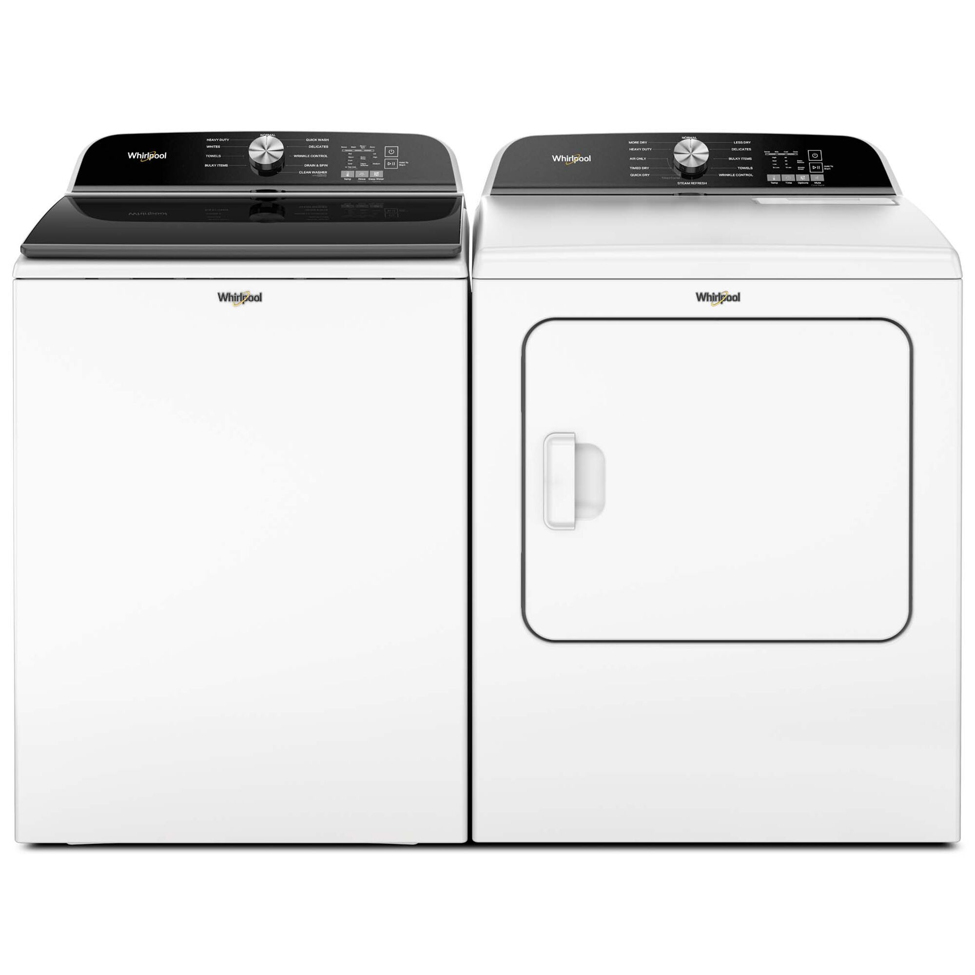 Whirlpool 29 in. 7.0 cu. ft. Gas Dryer with Wrinkle Shield Option, Steam  Cycle & Sensor Dry - White