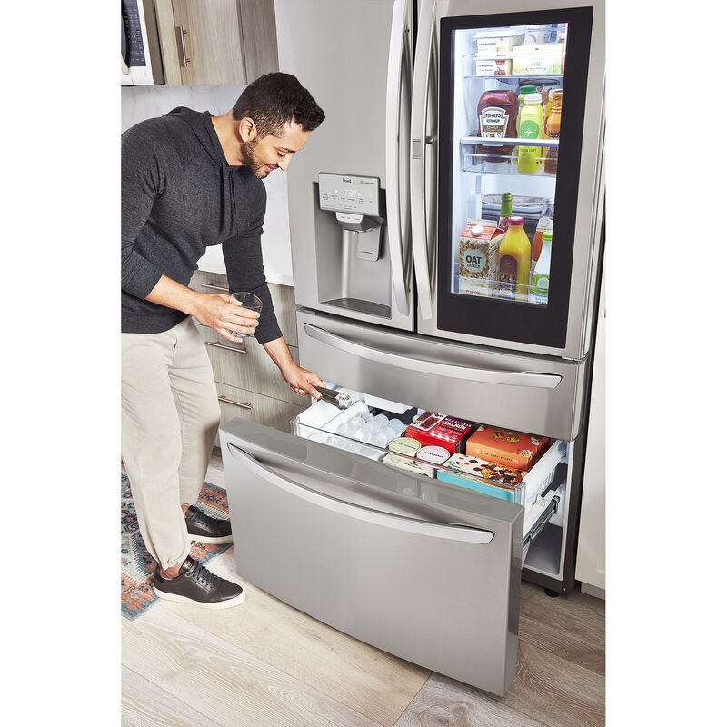 LG 29.7 Cu. Ft. French Door-in-Door Smart Refrigerator with Craft