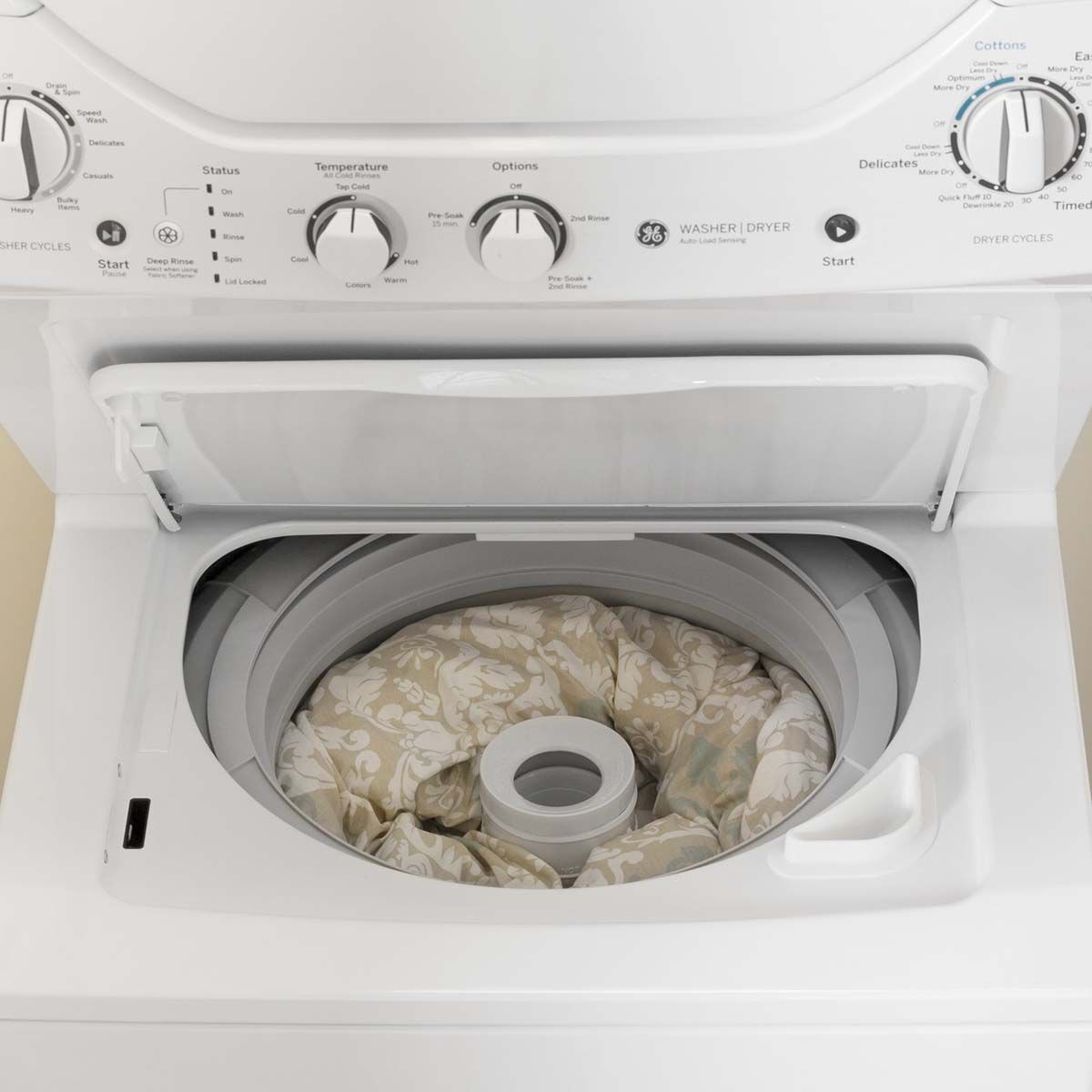 Ge gas stackable washer and deals dryer