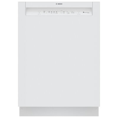 Samsung Bespoke 24 in. Smart Built-In Dishwasher with Top Control, 42 dBA  Sound Level, 16 Place Settings, 7 Wash Cycles & Sanitize Cycle - White  Glass