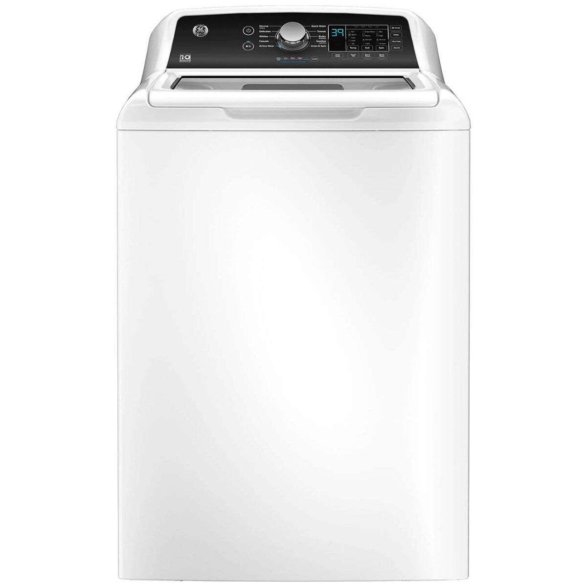 GE 27 in. 4.5 cu. ft. Top Load Washer with Agitator & Sanitize 