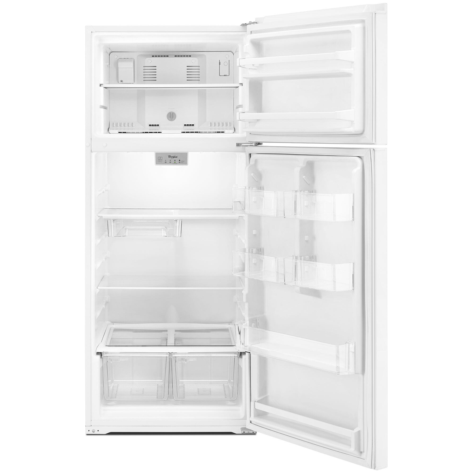 Whirlpool 28 in. 18.0 cu. ft. Top Freezer Refrigerator - White 