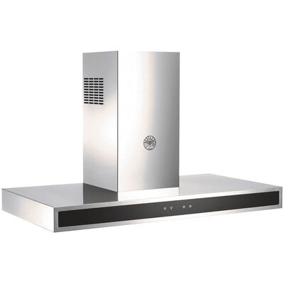 Bertazzoni 30 in. Chimney Style Range Hood with 3 Speed Settings, 600 CFM, Convertible Venting & 2 LED Lights - Stainless Steel | KG30X