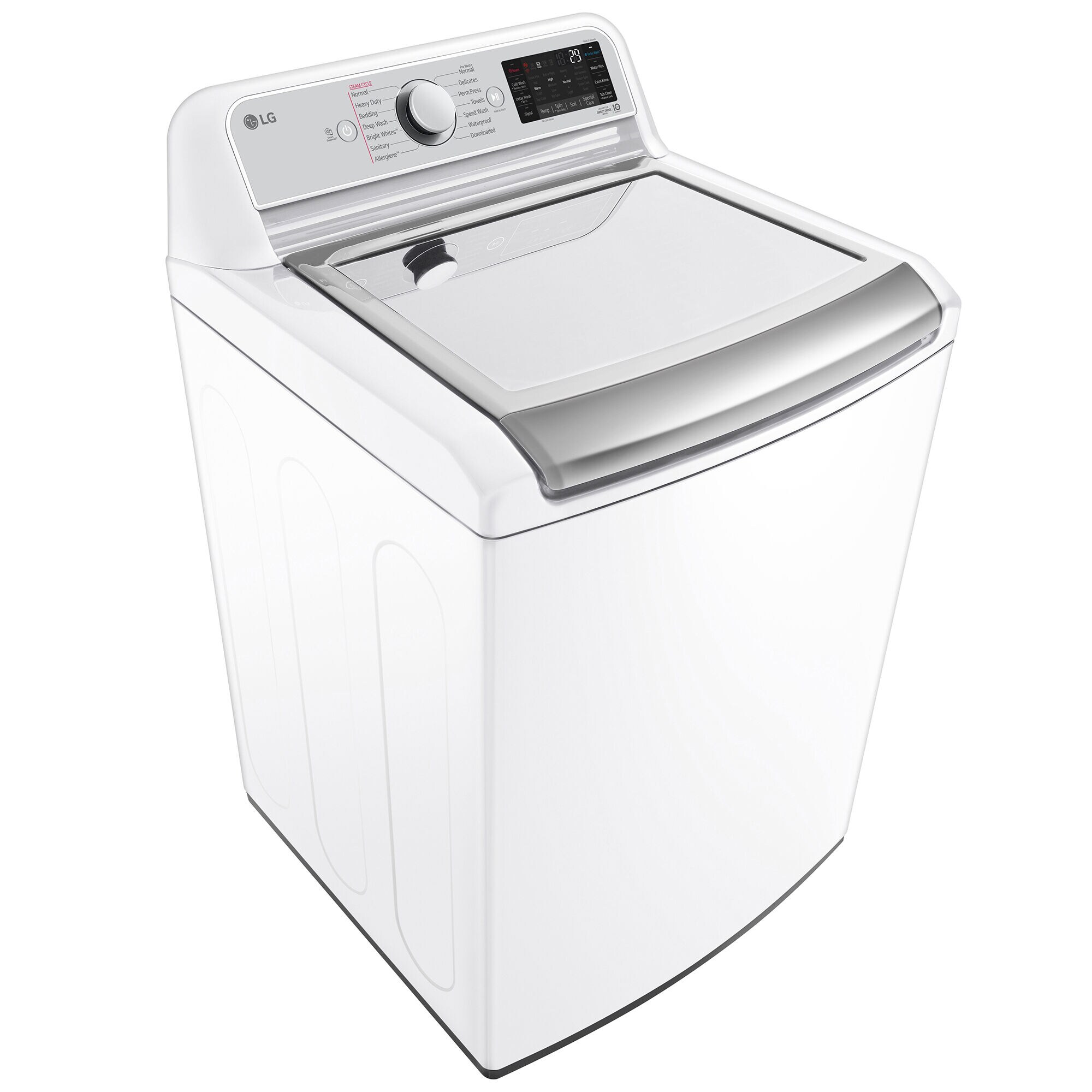 LG 27 in. 5.5 cu. ft. Smart Top Load Washer with TurboWash3D Technology,  Allergiene, Sanitize & Steam Wash Cycle - White