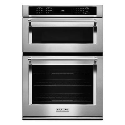 Samsung 30 in. 7 cu. ft. Electric Smart Oven/Microwave Combo Wall Oven With  Self Clean - Stainless Steel