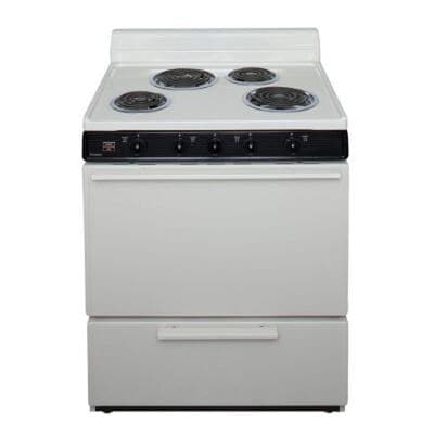 Premier 20 in. 2.4 cu. ft. Oven Freestanding Electric Range with 4 Coil  Burners - Bisque