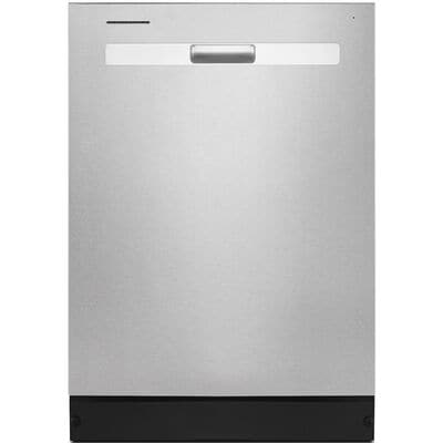 Whirlpool 24 in. Built-In Dishwasher with Top Control, 55 dBA Sound Level, 14 Place Settings, 4 Wash Cycles & Sanitize Cycle - Stainless Steel | WDP560HAMZ