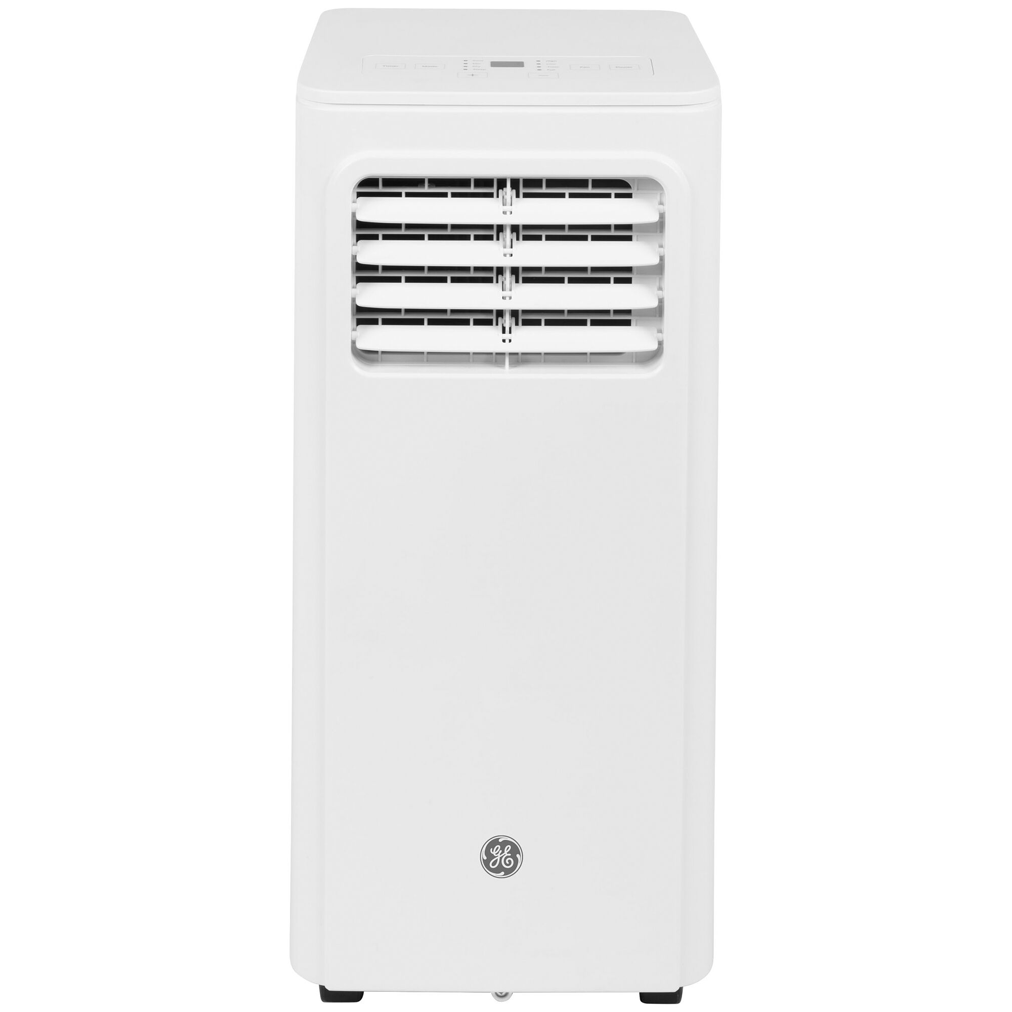 GE 8,000 BTU (5,300 BTU DOE) Portable Air Conditioner with 2 Fan Speeds,  Sleep Mode and Remote Control - White