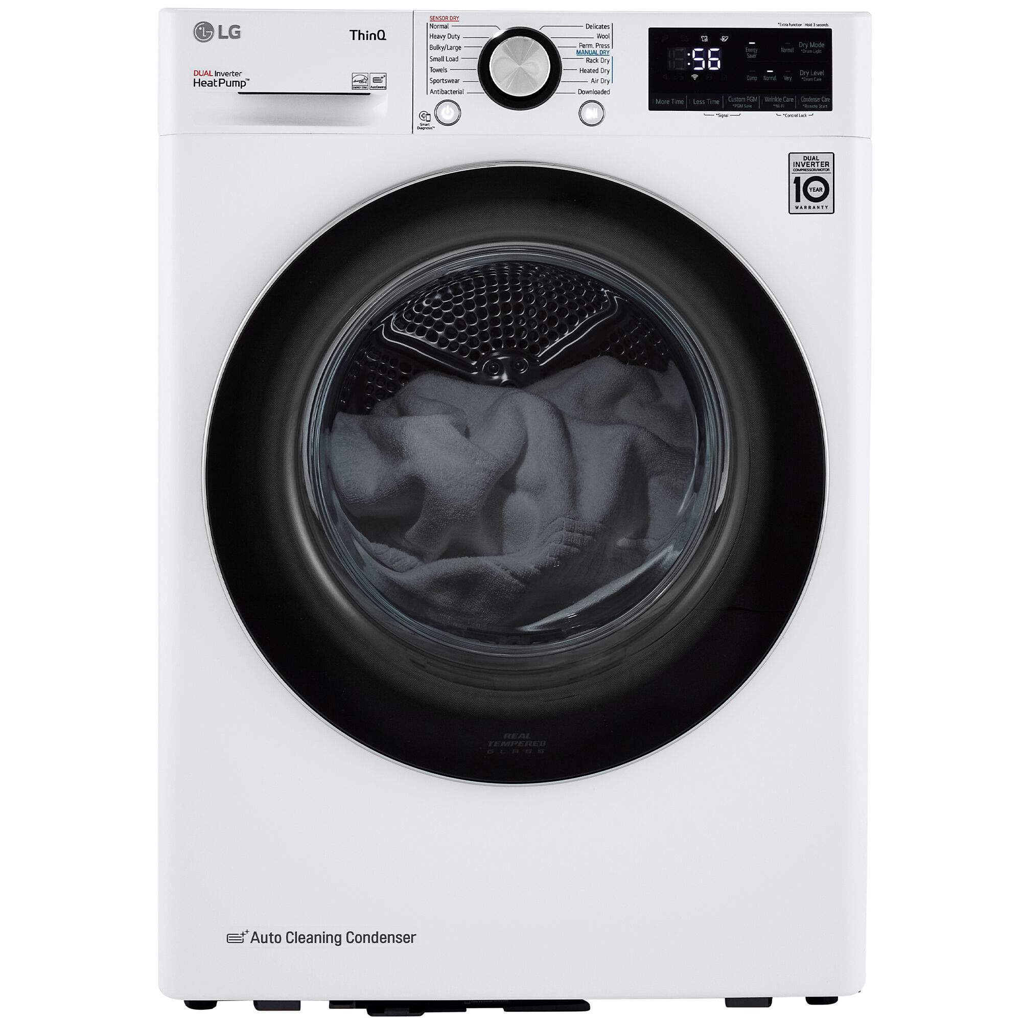 LG 24 in. 4.2 cu. ft. Ventless Electric Dryer with 14 Dryer