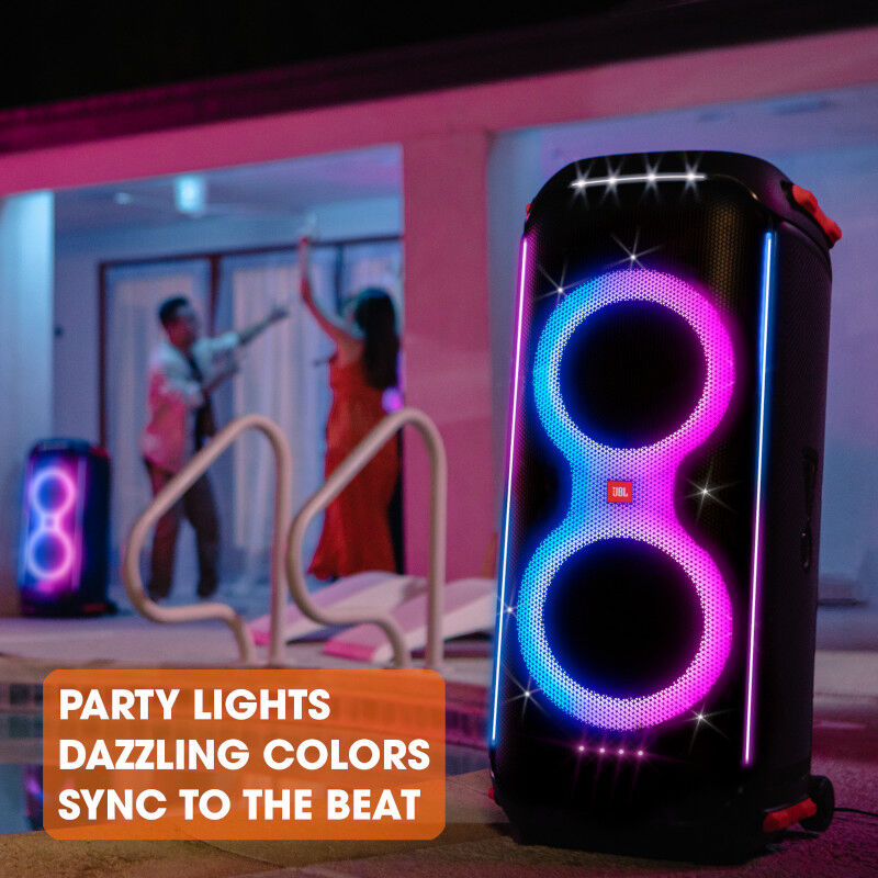 JBL PartyBox 710 800W Portable Wireless Bluetooth Speaker Starter Bundle  with Extended Protection