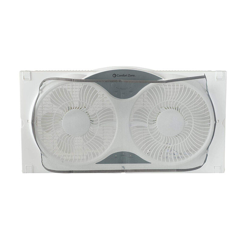 Comfort Zone Dual-Blade Window Fan