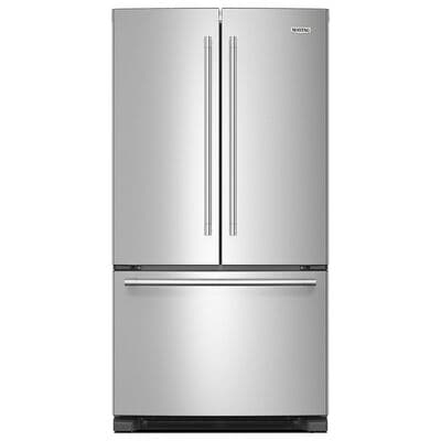 Maytag 36 in. 25.2 cu. ft. French Door Refrigerator with Ice Maker - Fingerprint Resistant Stainless Steel | MRFF4136RZ