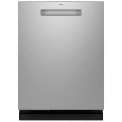 GE Profile 24 in. Top Control Smart Dishwasher with 39 dBA Sound Level, 3rd-Rack, Microban Antimicrobial Technology & Pocket Handle - Fingerprint Resistant Stainless | PDP795SYVFS