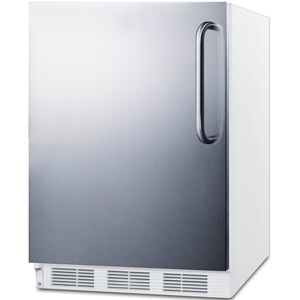Summit 24 in. 5.5 cu. ft. Undercounter Refrigerator - Stainless Steel, , hires