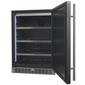 Danby Silhouette Series 24 in. 5.5 cu. ft. Built-In Undercounter Refrigerator - Stainless Steel, , hires