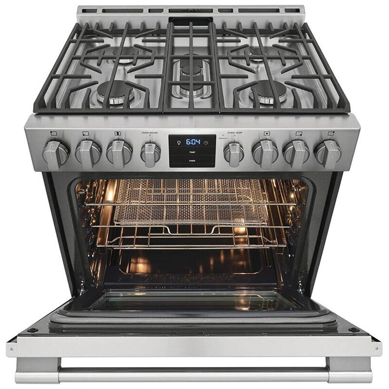 Frigidaire FGEF3058RB 30 Inch Freestanding Electric Range with True  Convection, Temperature Probe, Storage Drawer, Keep Warm, Fits-More™ Cooktop,  Precision Set™ Controls, 5.8 cu. ft. Oven and Star-K® Certified: Black