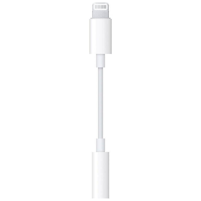 Apple Lightning to 3.5mm Headphone Jack Adapter - White (MMX62AM/A)