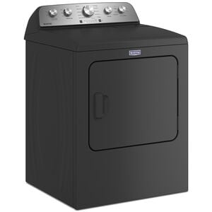 Maytag 29 in. 7.0 cu. ft. Electric Dryer with Steam Cycle & Sensor Dry - Volcano Black, Volcano Black, hires