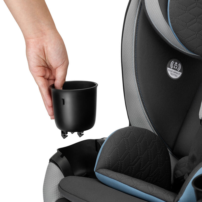 Evenflo Revolve360 Slim 2-in-1 Rotational Car Seat with Quick Clean Cover - Stow Blue, Stow Blue, hires