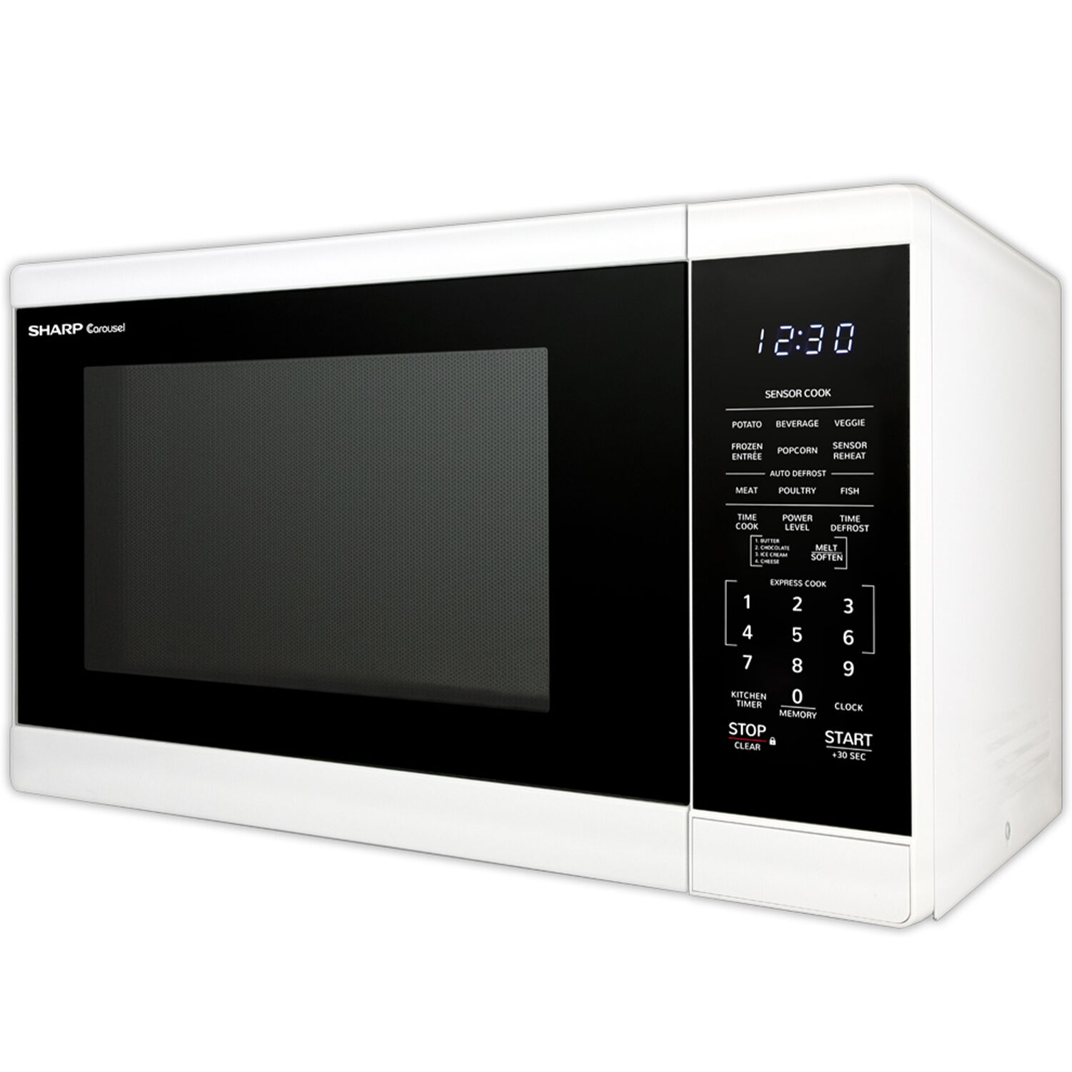 Sharp 21 in. 1.4 cu. ft. Countertop Microwave with 11 Power Levels 